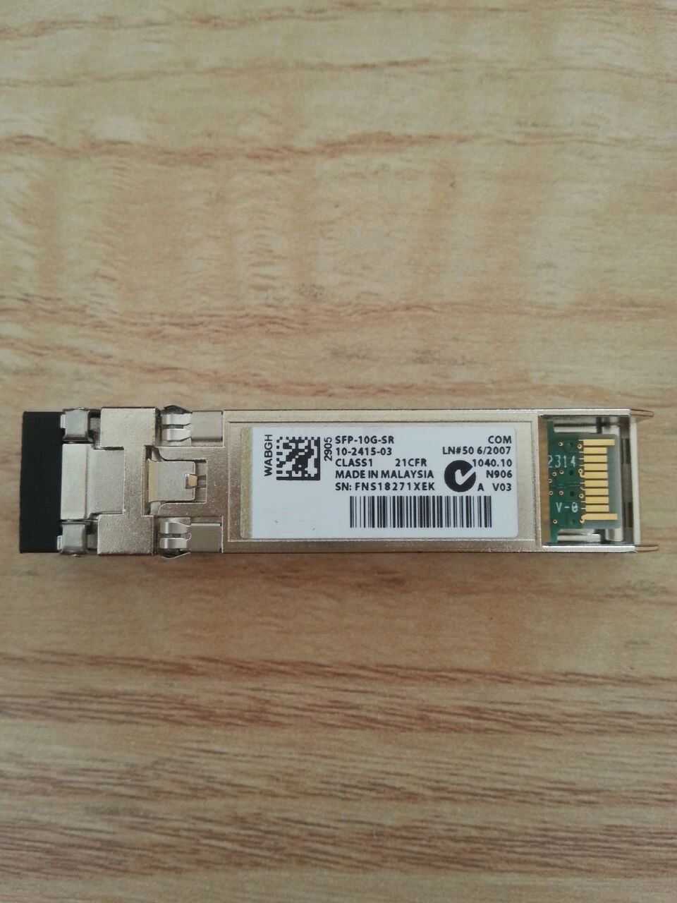 Оригинальный SFP 10G SR 850NM 0 3 KM V03 оригинальный новый модуль волоконно оптический|optical