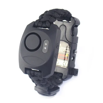 

Braided Bracelet Whistle Compass Alarm Paracord Survival Bracelet Wristband Adventure Emergency Rope Bracelets for Outdoor