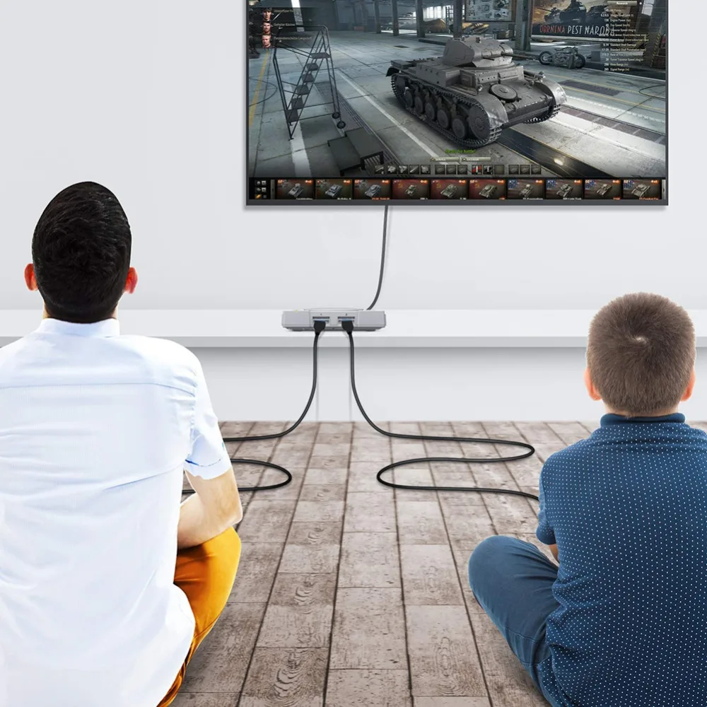 Портативный прочный удлинитель для PS Классический консольный контроллер 2 м/6 футов Расширенный Шнур для sony PS