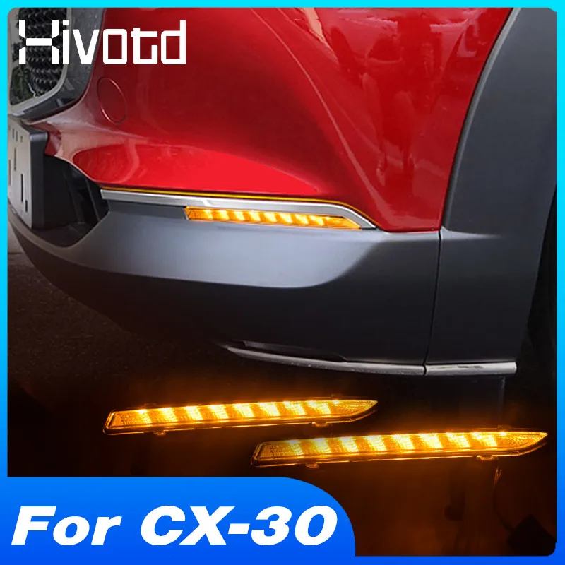 Car Led Daytime Running Light Foglight With Turn Signals Exterior