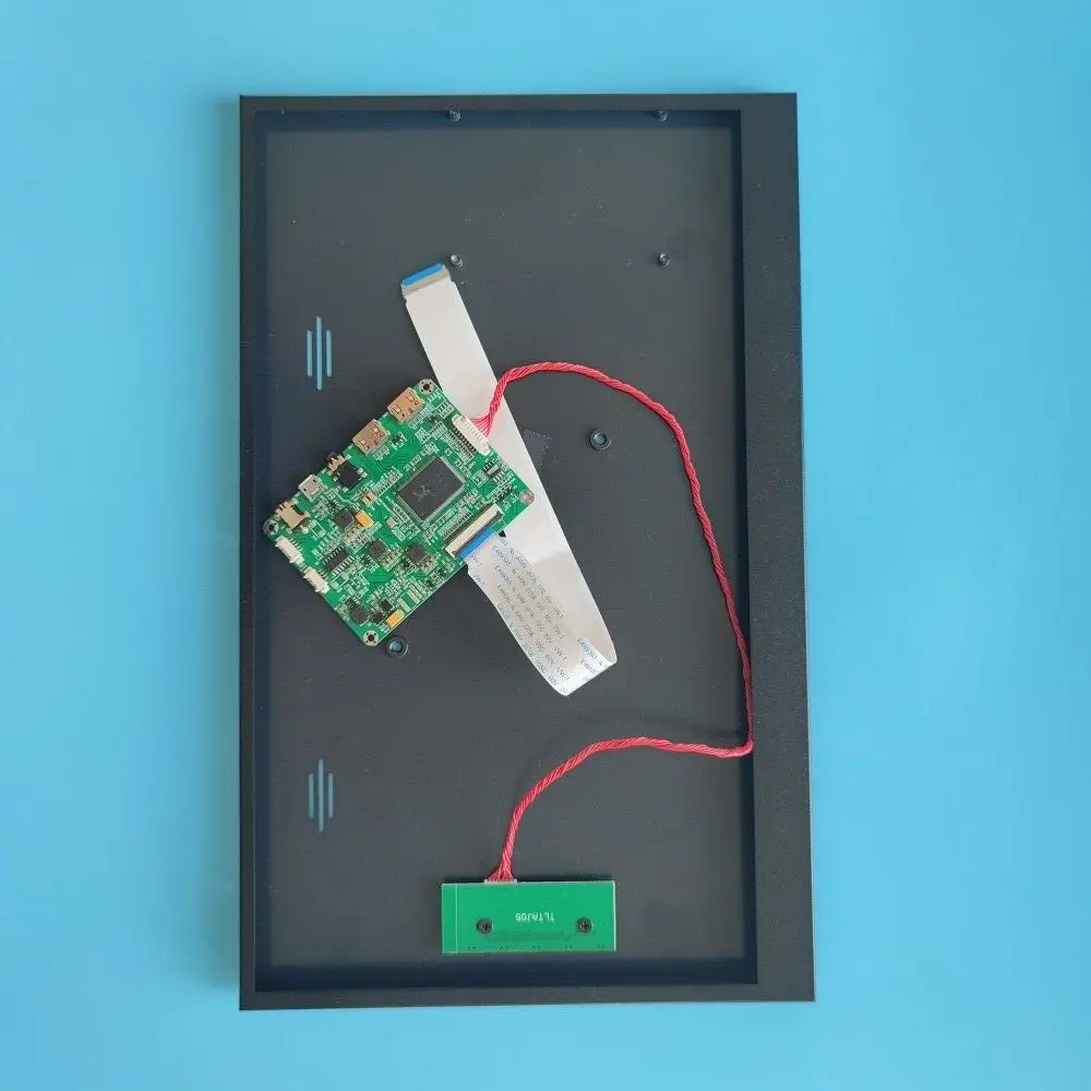 

EDP Controller board + Metal alloy back cover case box 2 Mini HDMI-compatible kit for LP125WH2 12.5" 1366x768 Panel screen DIY