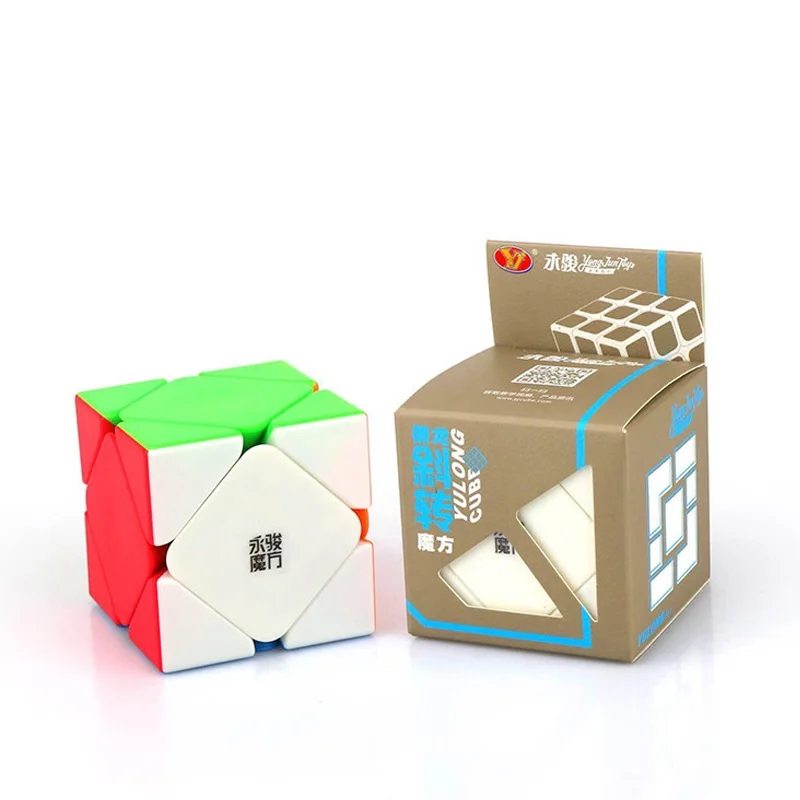 

YJ YuLong Skew Magic Cube Professional Educational Intelligence Ultra-Smooth Speed Puzzle Cube 3x3 Kids Toys Gift