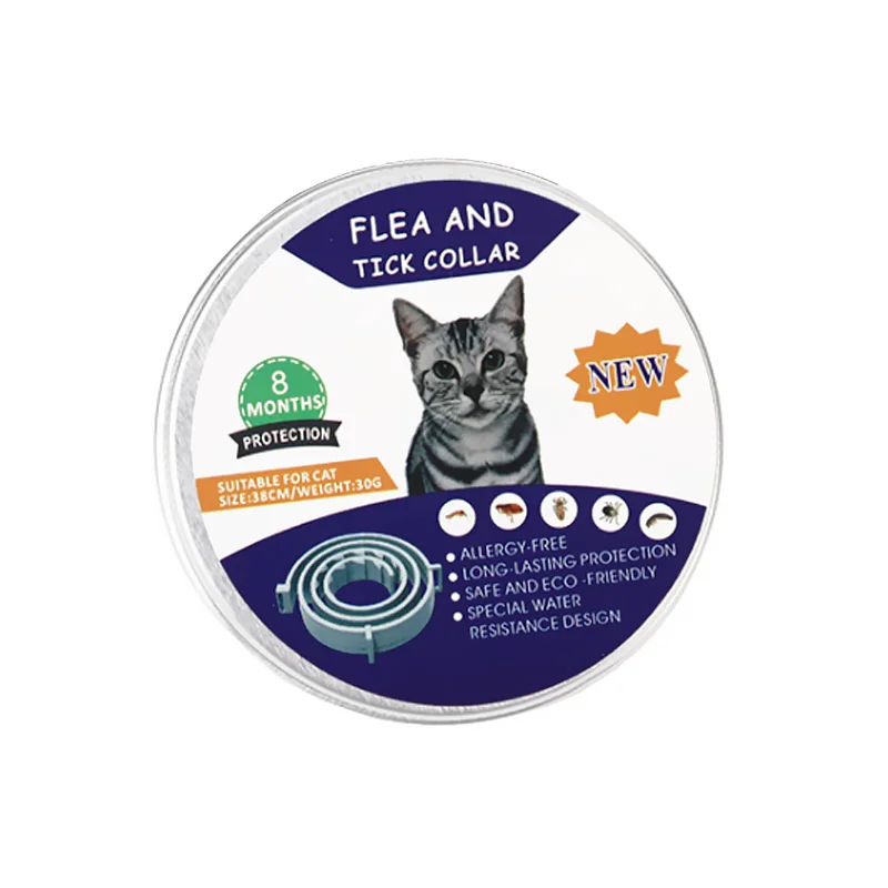 Cat Уход за животными 8 моли от блох, клещей Revention ошейник для кошки Mosquitoe ошейник отпугивающий насекомых Управление воротник Mosquitoe Регулируемый ошейник для собак - Цвет: Cat
