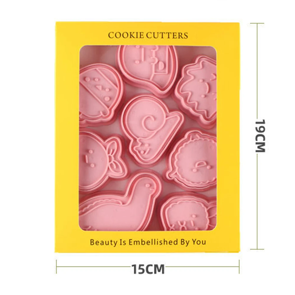 8Pcs/set Cookie Cutters Mold Cute Cartoon Sumikko Gurashi DIY Fondant Biscuit Pastry Cake Decorating Baking Tools