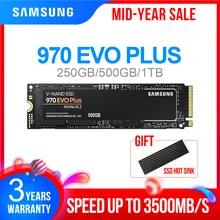M2 SSD SAMSUNG M.2 SSD M2 1 ТБ 500G 250G HD NVMe SSD жесткий диск HDD жесткий диск 1 ТБ 970 EVO Plus твердотельный PCIe для ноутбука