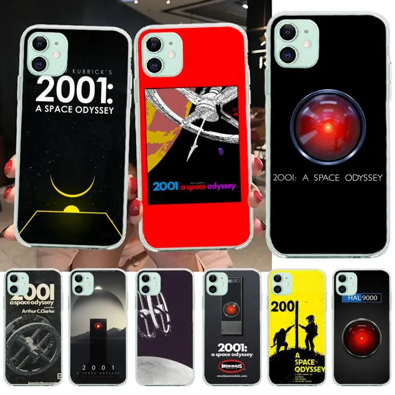 CUTEWANAN HAL 9000 2001 A Space Odyssey Soft Shell Phone Case Capa for iPhone 11 pro XS MAX 8 7 6 6S Plus X 5S SE 2020 XR cover | Мобильные