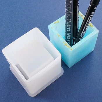 

19Pcs Ballpoint Pen Silicone Epoxy Resin MoldsPen Container Molds Ballpoint Refi