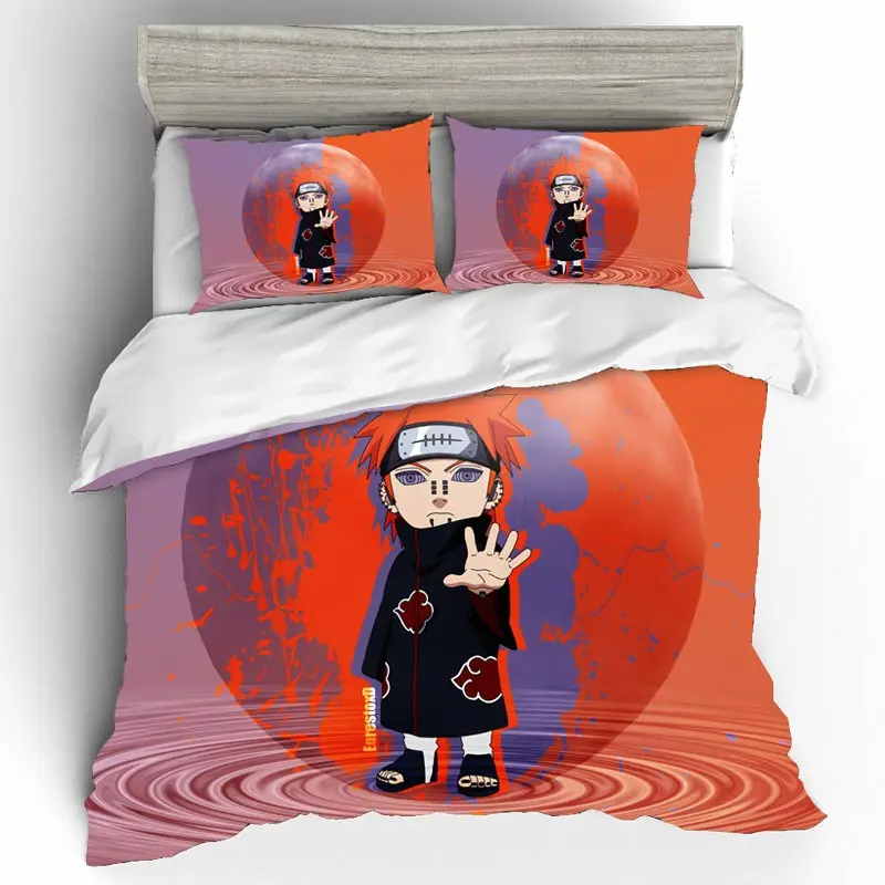 Ropa De Cama домашний текстиль постельное белье Наруто Комплект постельного белья s пододеяльник комплект постельного белья королевского размера постельное белье Детский подарок Sabanas