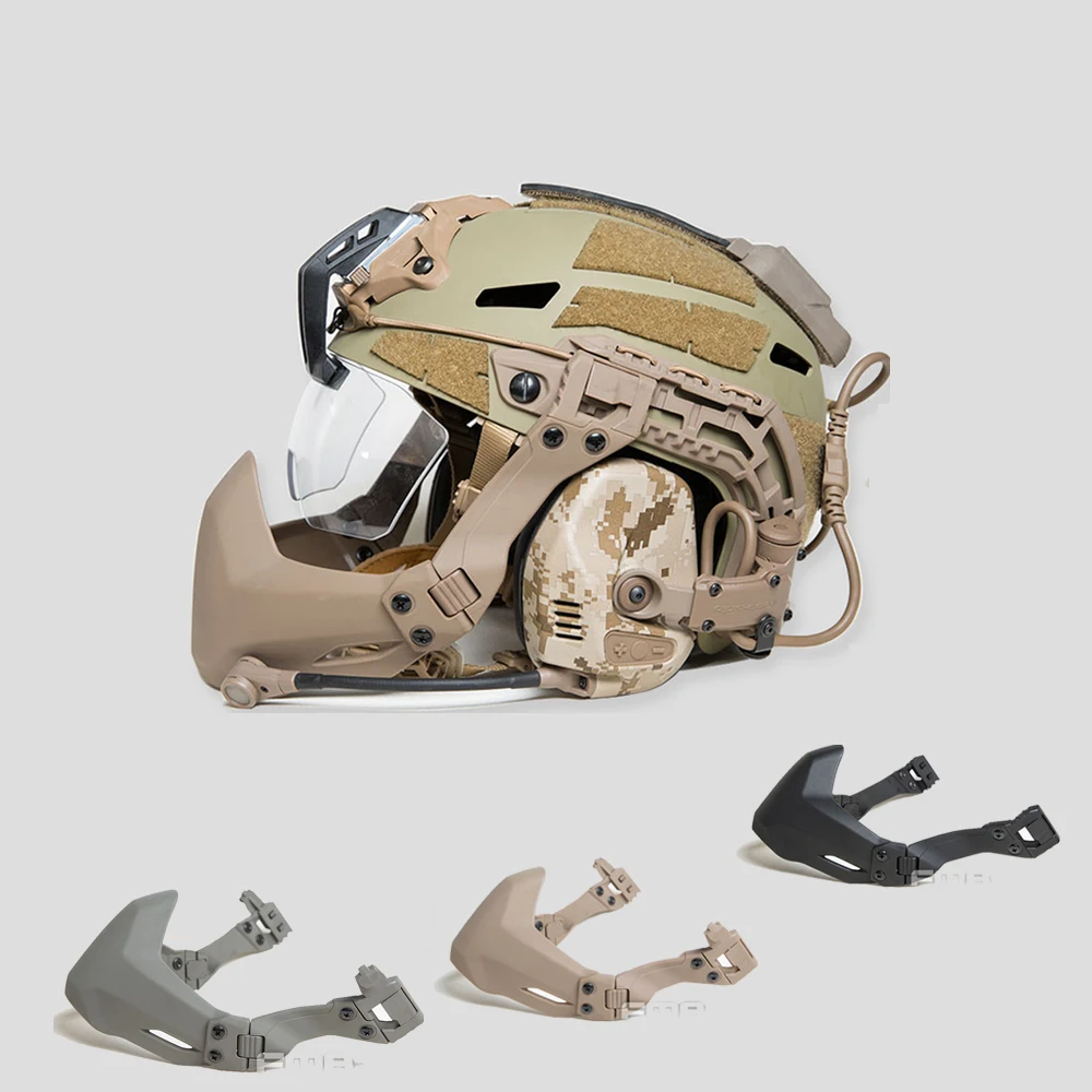 FMA Half Seal Mask for Helmet Outdoor Airsoft Equipement Military Combat Tactical Removable Hunting Accessories |