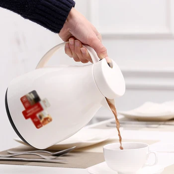 

500ml 1000ml Small European Style Home Leak-proof Coffee Thermos Kettle Vacuum Flask Pot Insulated Thermal Hot Water Bottles