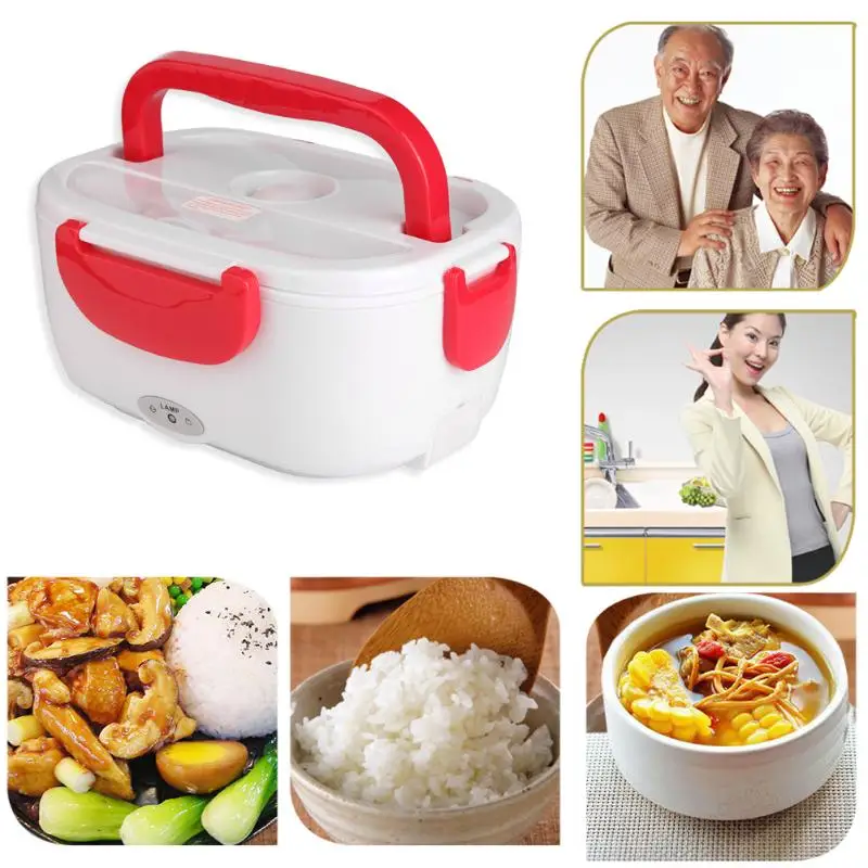 220V Multi-functional Lunch Box Car Portable Electric Heated Heating Bento Outdoor School Home Food-Grade Food Warmer Container | Спорт и