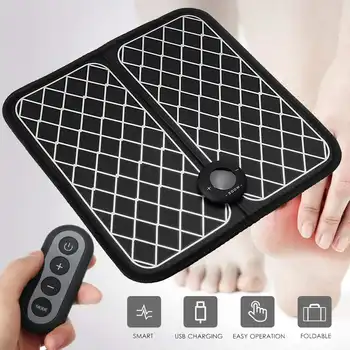 

Electric Foot Vibration Massage Device Foot Therapy Machine Foot Massage Device Artifact EMS Intelligent Massage Foot Cushion