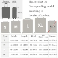 World Map Design Luggage Protective Cover Travel Suitcase Cover Elastic Dust Cases For 18 to 32 Inches Travel Accessories 2