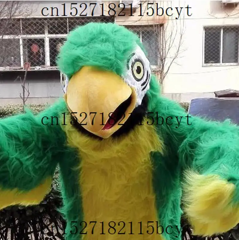 

Parrot Mascot Costume Cartoon Parrot Mascotte Cosplay Party Fancy Dress Birds Character Carnival Christmas Celebration Advertis