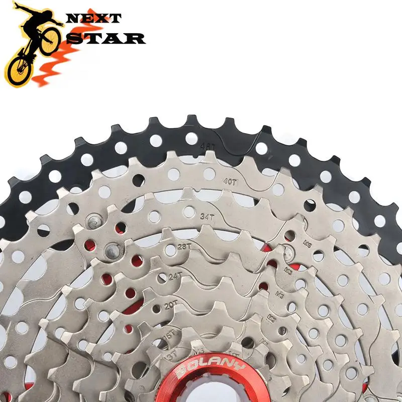 9 скоростей Roadbike 11 T-46 T дорожная велосипедная кассета велосипед широкого соотношения Freewheel на MTB горный велосипед Велоспорт Кассетный Маховик звездочка