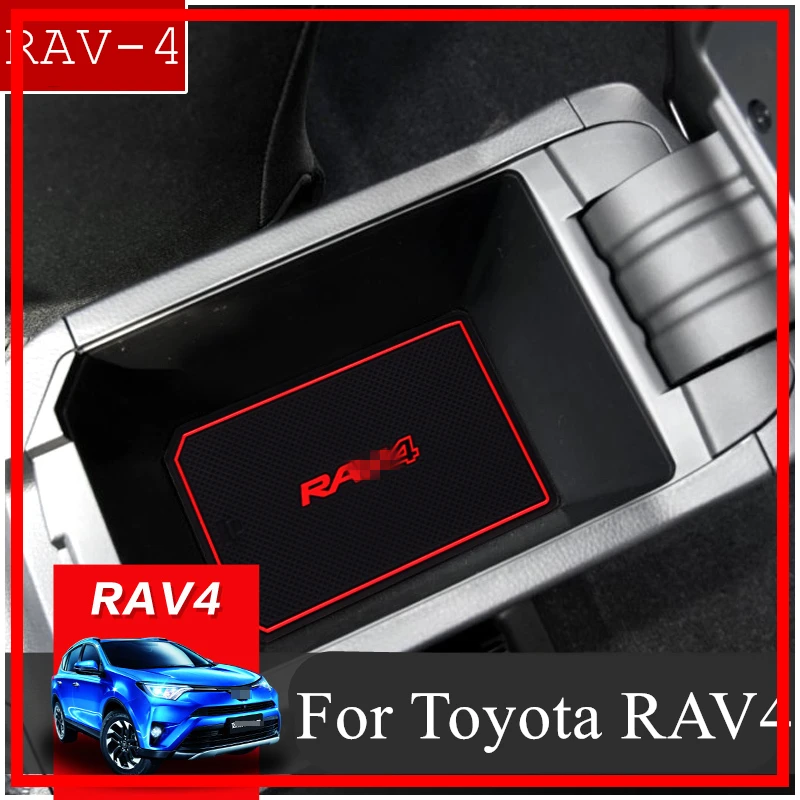 Противоскользящий коврик с прорезями для ворот резиновые подставки Toyota RAV4 2016 2017