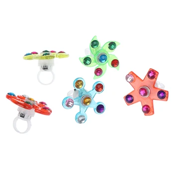 

1Pc Jumping Fidget Spinner Lighter Flow Rings Gyroscop Toy Spiner Funny Led Light Up Tiny Toy Fidget Spinner Stress Relief Gift