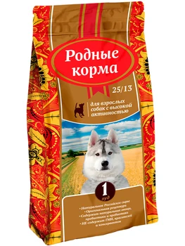 

for active adult dogs NATIVE NATIVE FOODS FEED all breeds 25/13