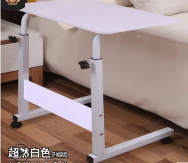 Современный простой столик для ноутбука, домашний передвижной прикроватный столик и стол, компьютерный стол, органайзер для стола, стоячий стол - Цвет: 60x40cm