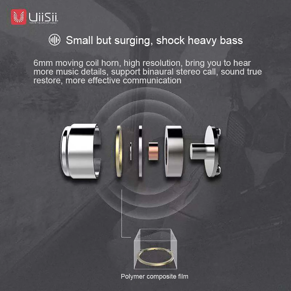 UiiSii TWS12 Ture Wireless Bluetooth Earphones