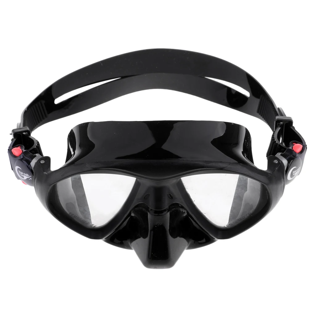 Детская маска для подводного плавания, регулируемый ремень, противотуманные очки с регулируемым ремешком и пряжкой