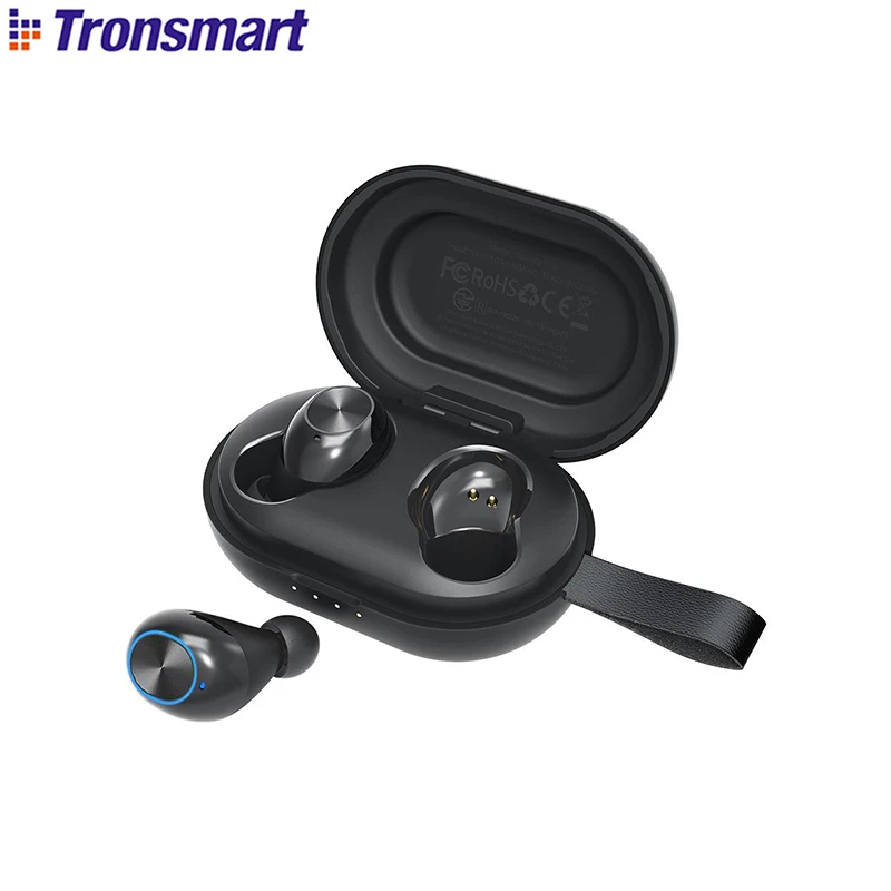 

Tronsmart Spunky Beat Earphone Bluetooth 5.0 TWS CVC 8.0 Earbuds with Qualcomm QCC3020 APTX 24H Playtime Voice Assistant IPX5