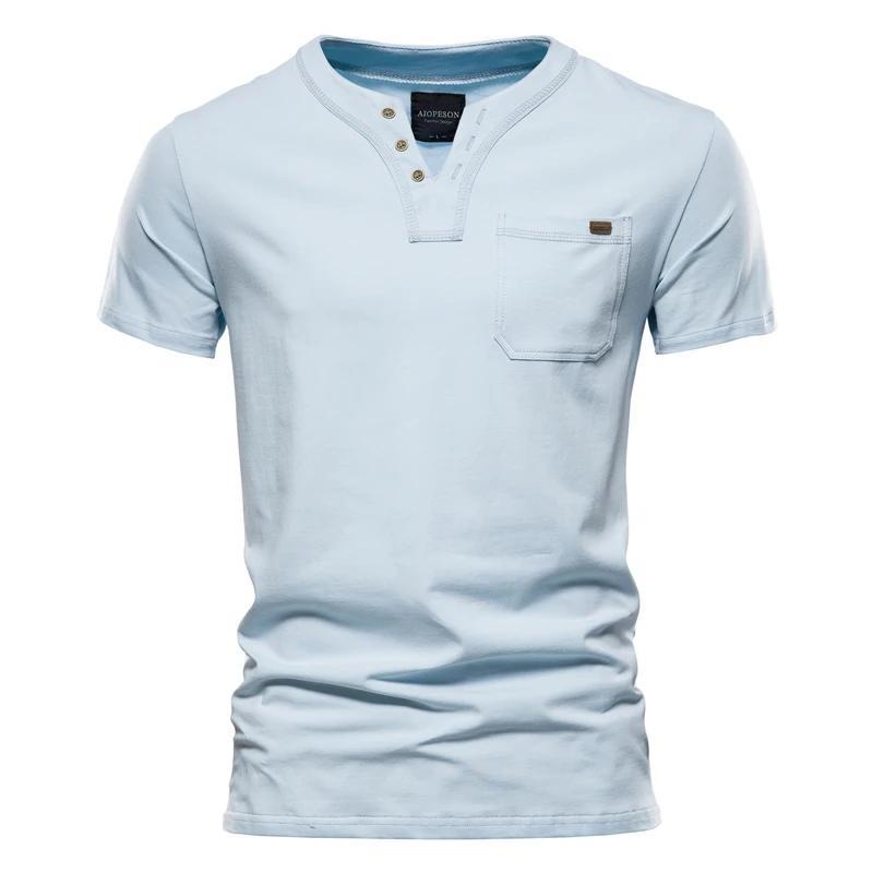 Men's Solid Color T-shirt Men's Clothing display picture 9
