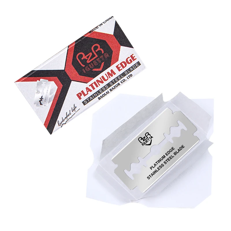 бритвинные лезвия бритвы бритва ручка double edge razor blades 100 Новинка 2021 бритвенные