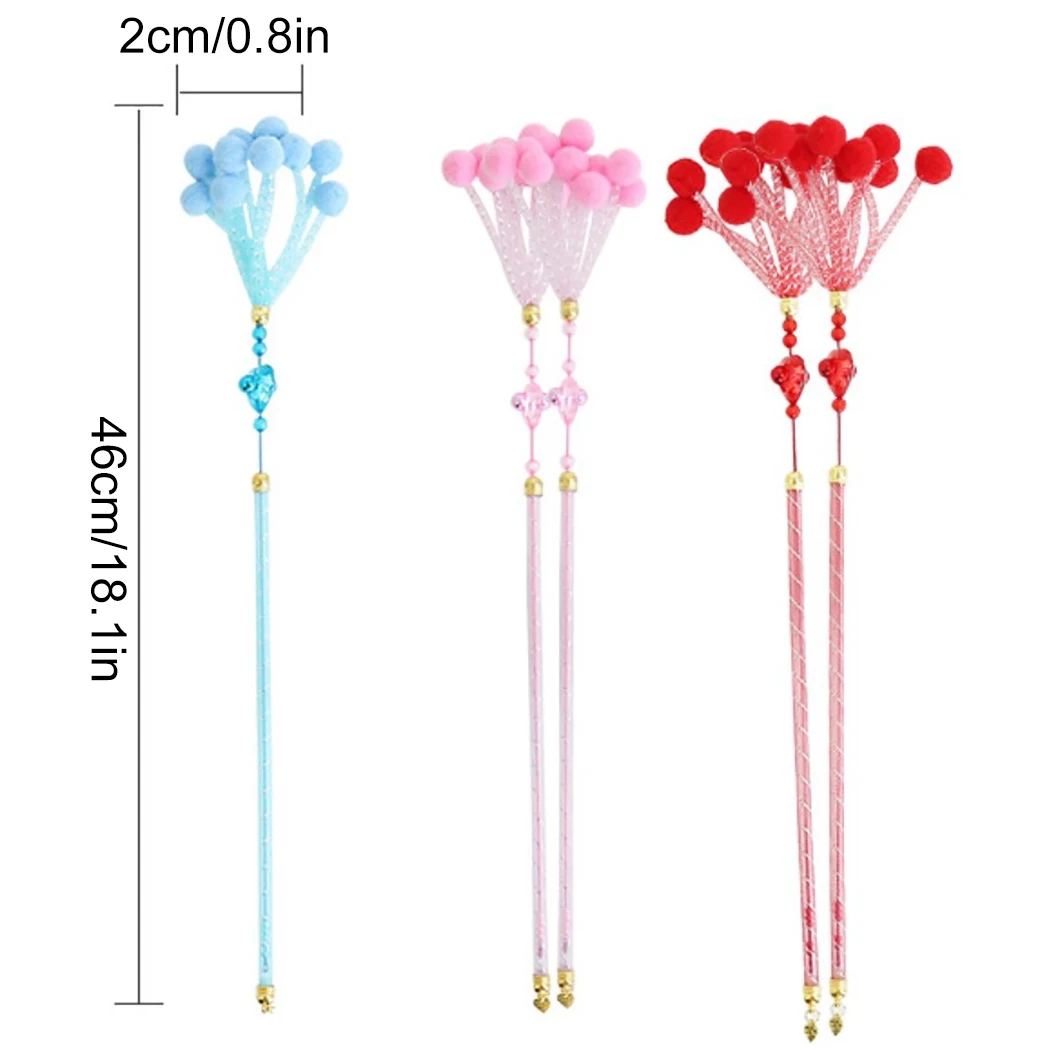 1PC Cat Teaser Wand Kitten Teaser Stick Interactive Cat Toy Plush Kitten Cat Scratching Toy With Bell Pet Toy Random Color