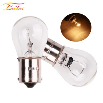 

10pcs car 1156 P21W BA15S 1157 P21/5W BAY15D 12v 21W halogen lamp warm white reverse light brake bulb Stop Light Turn Signal DRL