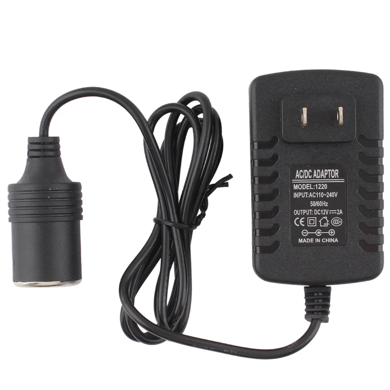 AC To Dc Adapter 12V Car Cigarette Lighter Adapter 110V 220V to 12V 2A 5A 6A 10A EU Power Supply Cigarette lighter Transformer 5