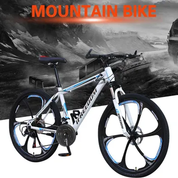 

Mountain bike 26 inch 21 speed adult variable speed bicycle 6 knife high quality mountain bike adult outdoor studentbicycle S100
