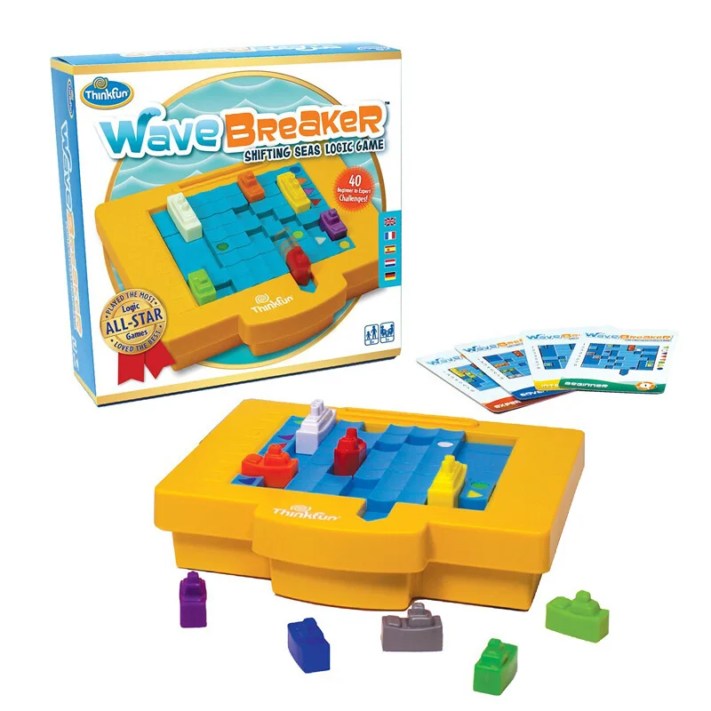 

America ThinkFun Waves Wave Breaker Exercise Capacity for Reasoning And Logical Thinking Educational