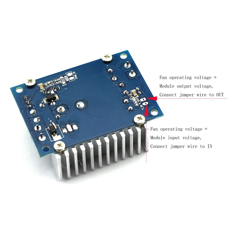 Горячая 12A dc-dc Шаг вниз Mouble понижающий преобразователь низкий уровень пульсаций постоянного тока с радиатором 4,5 V-30 V до 0,8 V-30 V Автомобильный