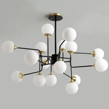 

vintage glass ball crystal chandelier ceiling luminaire suspendu bathroom fixture kitchen chandeliers lamparas de techo