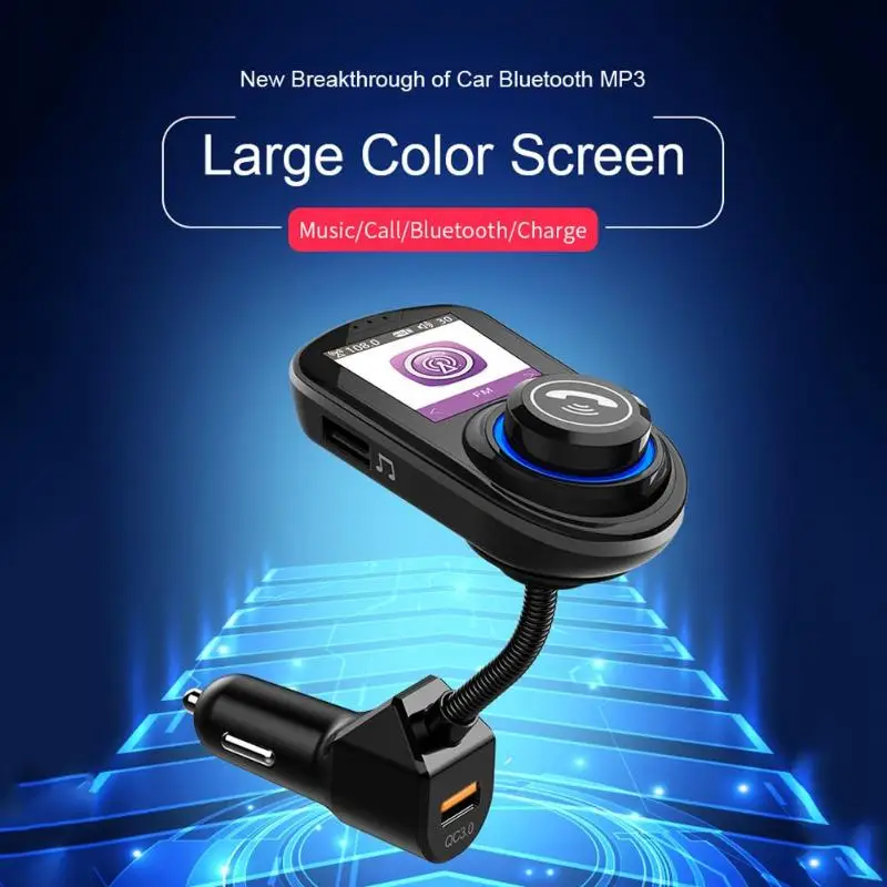 G45 Bluetooth Handsfree автомобильный комплект fm-передатчик MP3-плеер QC3.0 USB зарядное устройство