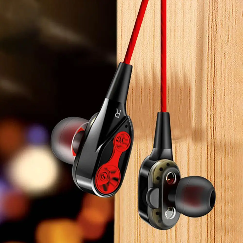

Dual Dynamic Circle Type-C Wired In-Ear Earphone Volume Control Mic Earpiece