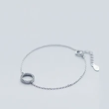 La Maxza 925 браслеты из стерлингового серебра для женщин женские круглые дизайнерские серебряные браслеты 925 женские Femme женские аксессуары