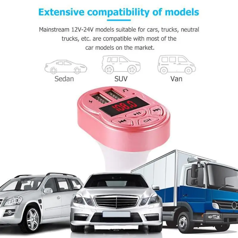 Hands-free автомобильный Bluetooth mp3-плеер Автоматическое отключение питания функция памяти многофункциональный al автомобильный bluetooth-адаптер приемник