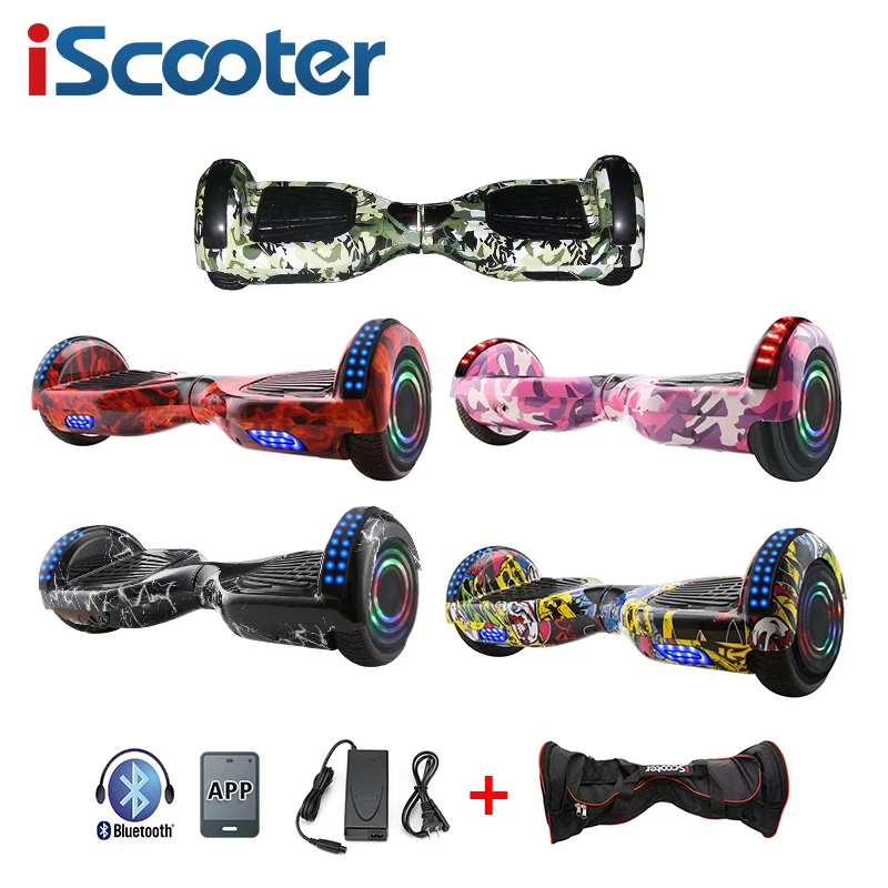 

iScooter 2 Wheels With Bluetooth Self Balancing Electric Scooter Smart Drift Balancing Scooter Double Standing Gyroscooter