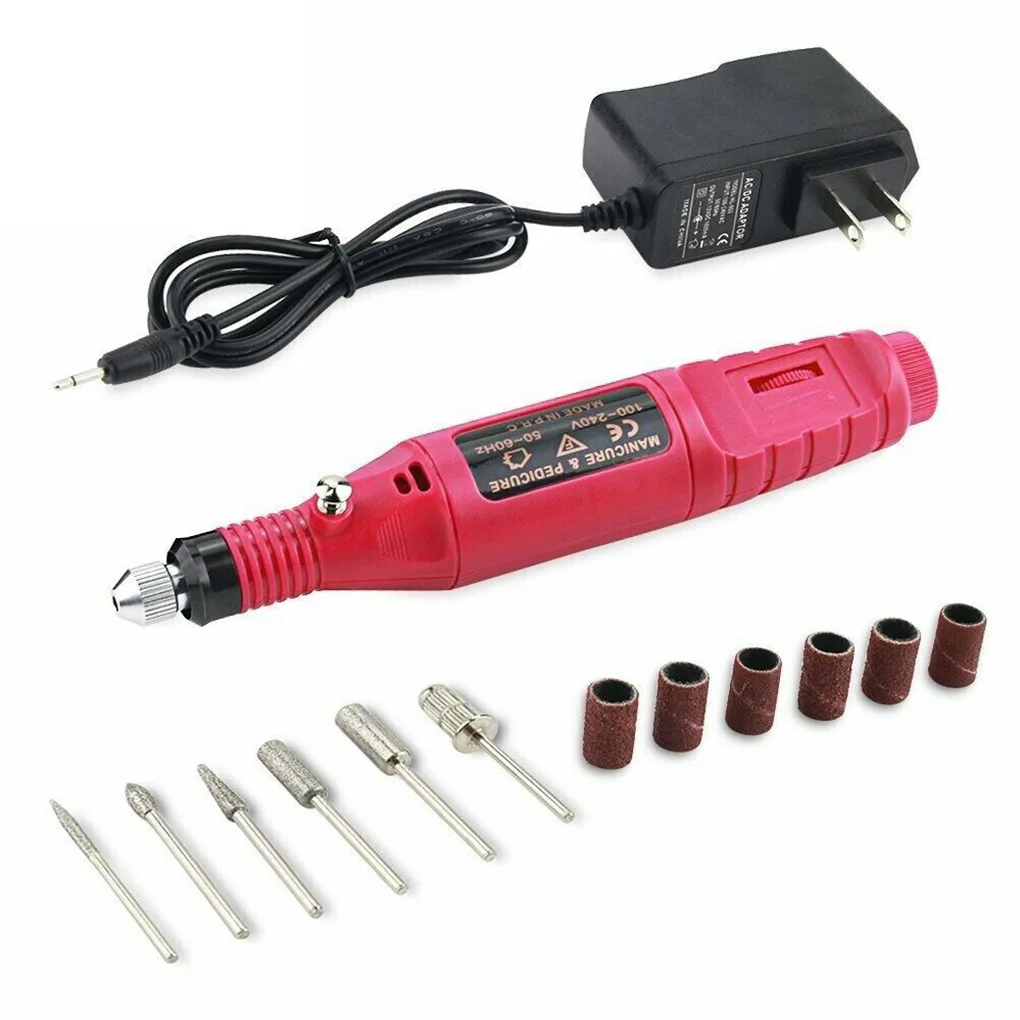 Electric Nail Grinder Acrylic Extension Nail Sanding Polishing Grinding