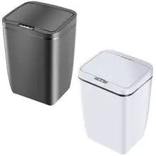12л домашний Интеллектуальный мусорный бак автоматический датчик мусорное ведро умный датчик электрические мусорные ящики PP пластиковые экологически чистые мусорные ящики Househo