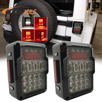

DOT certified EMC 4D LED taillight + brake light for Jeep Wrangler 2007-2018 JK JKU