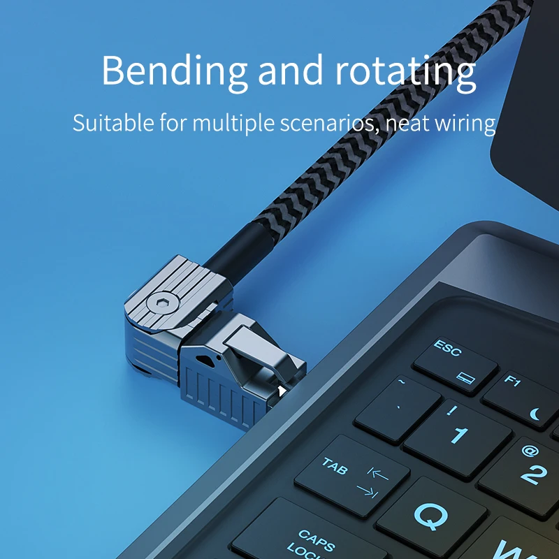 Hagibis Cat8 Ethernet Cable Super Speed RJ45 Network Cable 40Gbps Patch Cord S/FTP Cat 8 lan with Alloy Connector for Router PC Hagibis Cat8 Ethernet Cable Super Speed RJ45 Network Cable 40Gbps Patch Cord S/FTP Cat 8 lan with Alloy Connector for Router PC