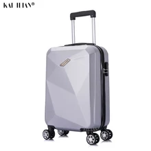 Горячее предложение 20/24 дюймов багаж на колёсиках Sipnner ABS для женщин Дорожный чемодан для мужчин модный кабельный чемодан на колесиках