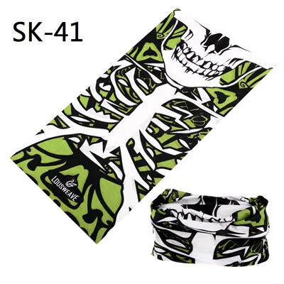 Skull Series Bandanas Sport Bicycle Motorcycle Variety Turban Magic Headband Veil Multi Head Scarf Scarves Face Mask Wrap mens navy scarf Scarves