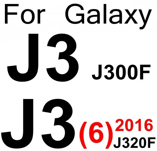 For J3 HD экран протектор для samsung Galaxy S3 S4 S5 S6 A3 A5 J3 J5 Grand Prime защитное закаленное стекло - Цвет: For J3