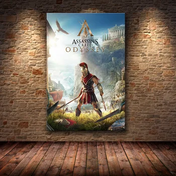 

Unframed The Poster Decoration Painting of Assassin's Creed Odyssey Origins on HD Canvas Canvas Painting Art Posters and Prints