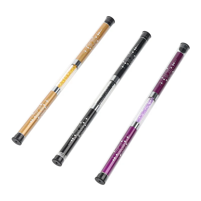 

Acrylic Crystal Double-end Nail Brush Painting Drawing Manicure Gel Brush Dual Use Pen