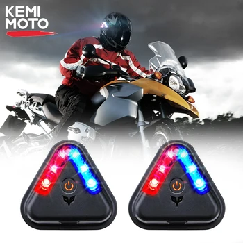 

2pcs Flashing Warning Light Wireless Motorcycle Turn Signal Light For Honda For Kawasaki Z750 Z800 For YAMAHA MT07 MT09 MT10